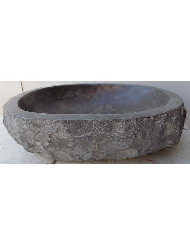 Lavandino in marmo grigio irregolare cm...