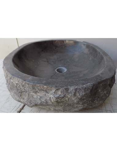 Lavandino in marmo grigio irregolare cm...