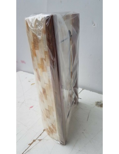 Applique in resina e madreperla bianca oro cm...