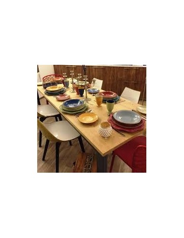 Servizio da 6 di Piatti Ceramica creati Mano...