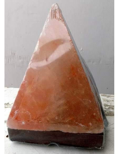 Lampada di Sale piramide cm20 KG 2/3 , Sale dell'Himalaya GROTTE TIBET sale rosa