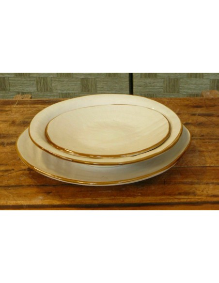 Servizio da 6 di Piatti Ceramica bianchi linea mediterraneo novità home bianco